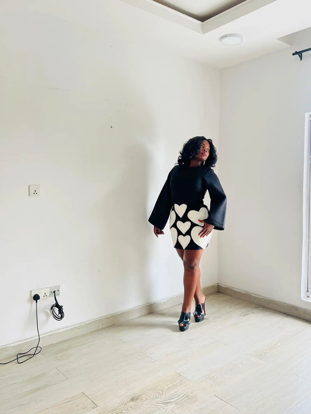 Sweetheart Pearl Mini dress