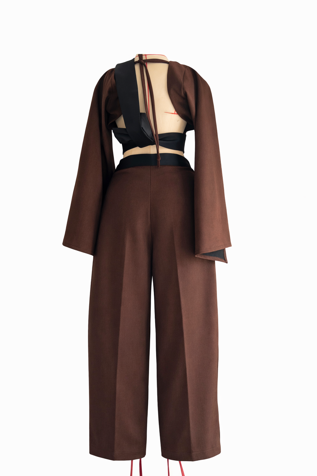 Brown & Burgundy 4 piece