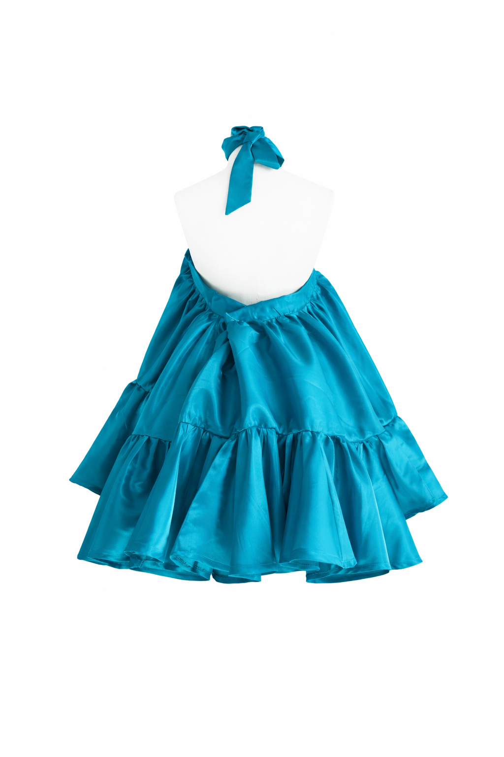 Ruffle Halter Neck-Neck dress