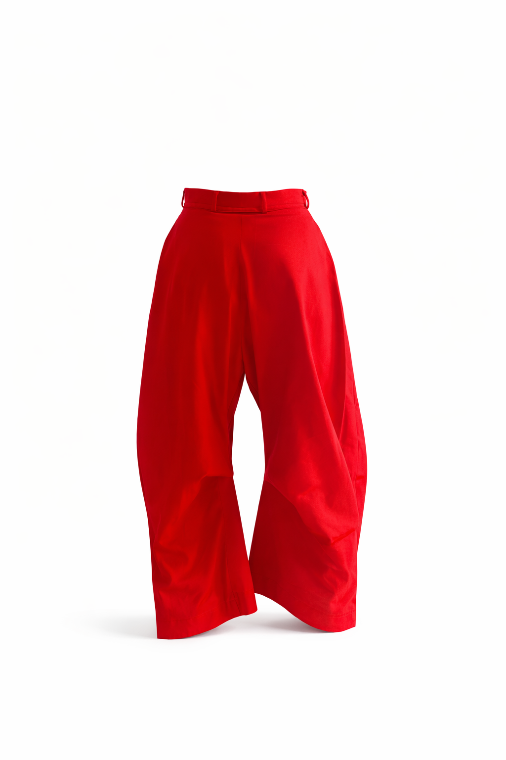 Drop waist wide pants X puff sleeves